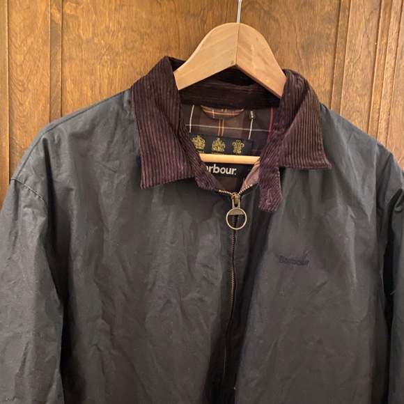 Barbour Jackets & Coats Barbour Vital Waxed Cotton Jacket Mens